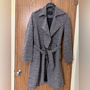 All Saints Monochrome Plaid Blazer